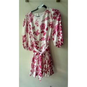 Sugarlips Pink Floral Mini Dress